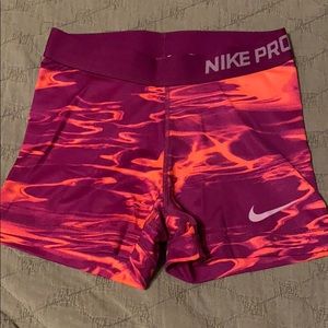 Nike pro shorts lightly worn. Willing to negotiate
